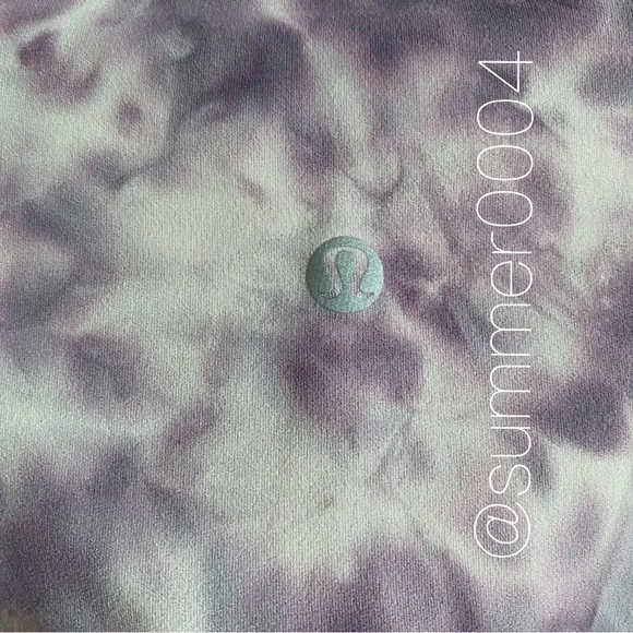 NWT Lululemon Align Criss Cross 25" Diamond Dye Pink Bliss Graphite Purp… - Picture 8 of 10